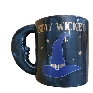 Stay Wicked Witch Hat,‎ Man In Moon & Stars Mug New
